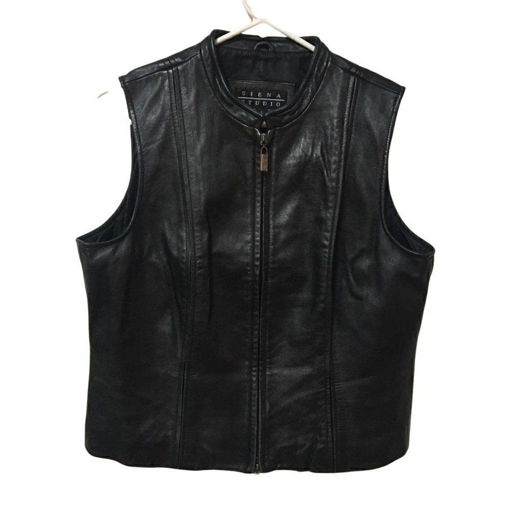 Siena studio leather vest size L